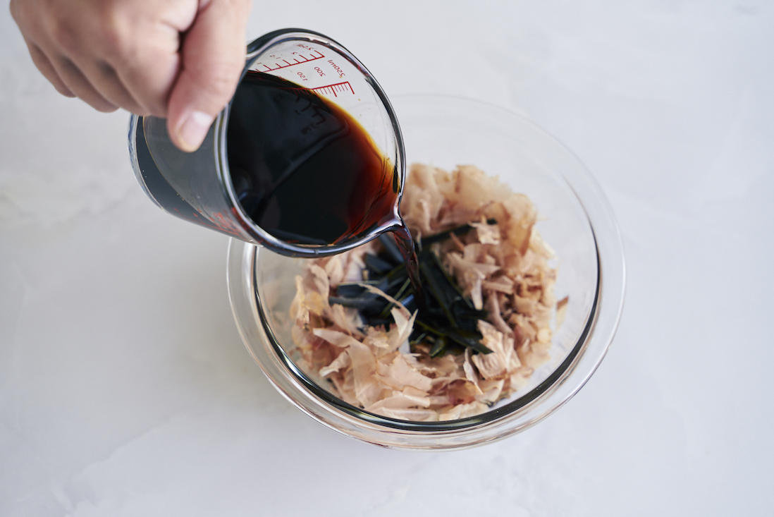 醤油とレモン果汁