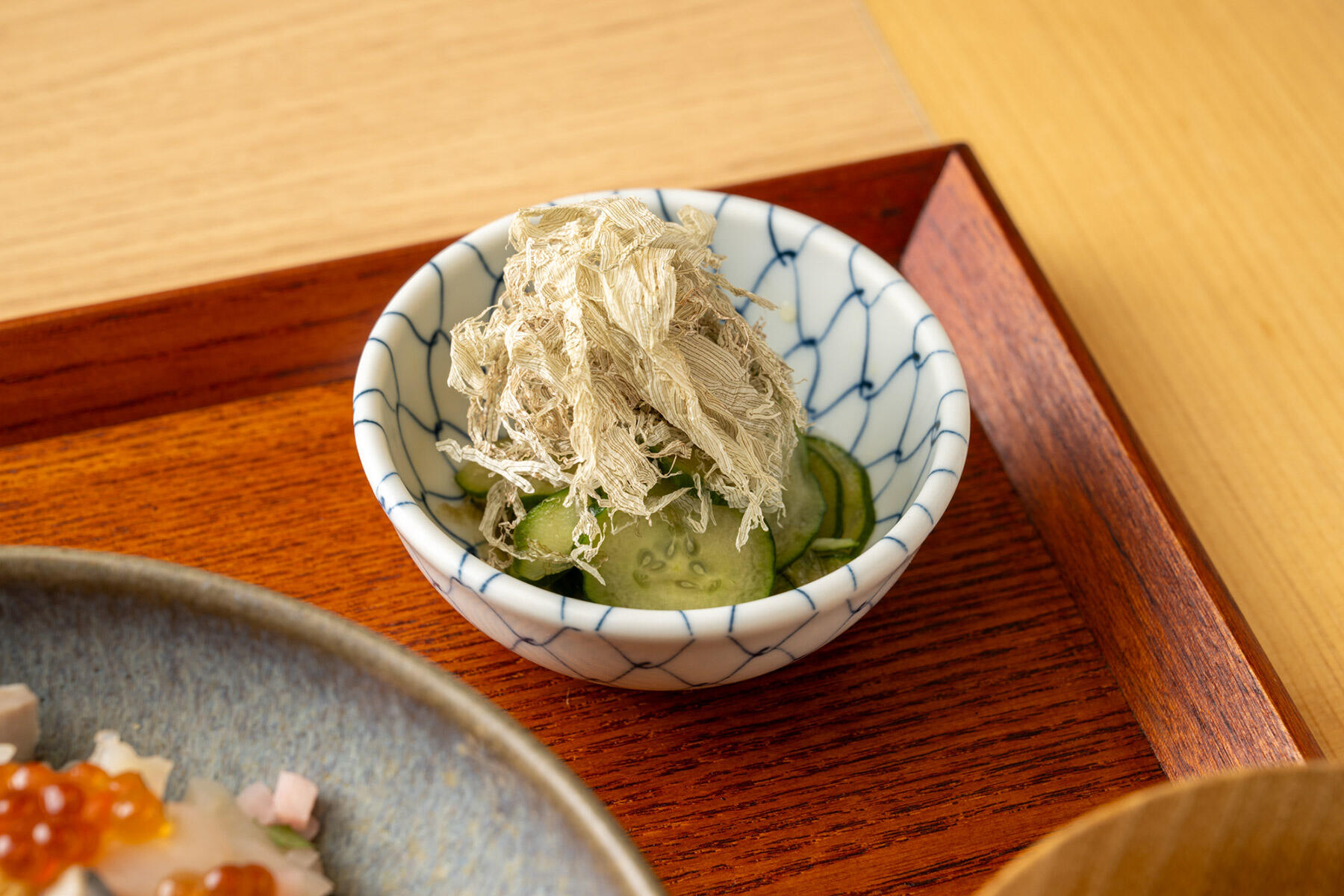 青森産とろろ昆布ときゅうりの酢の物