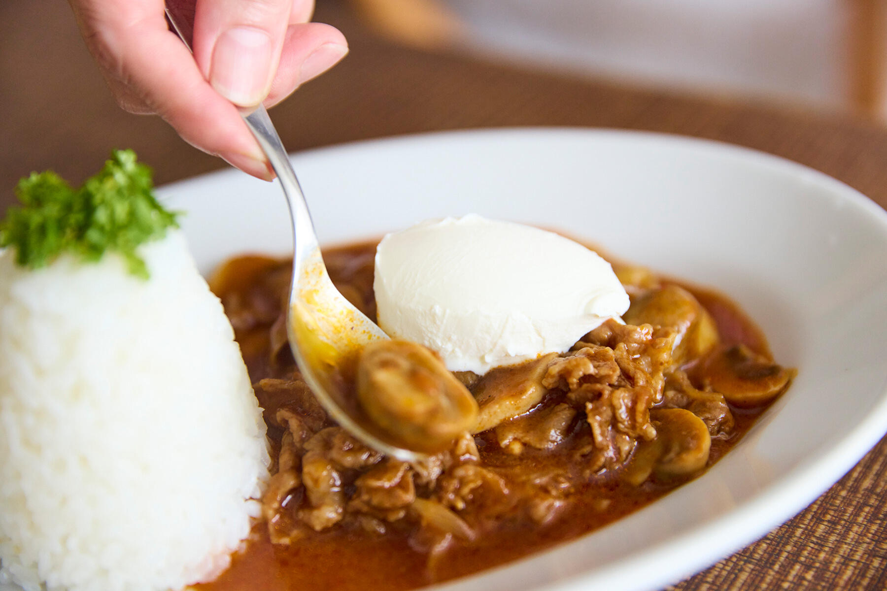 ビーフストロガノフ