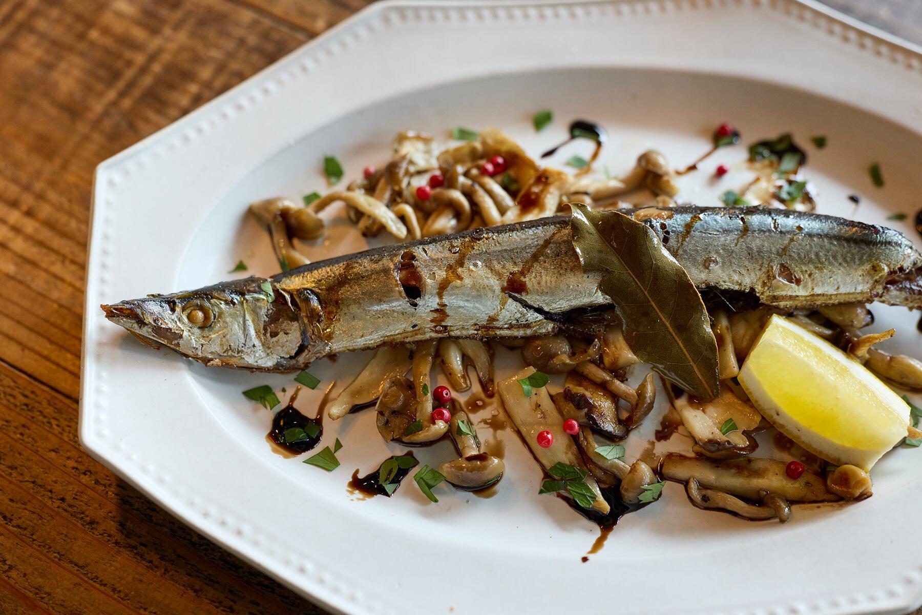 秋刀魚のコンフィ