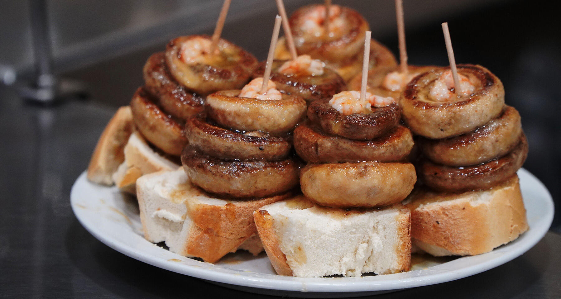 マッシュルームのピンチョス