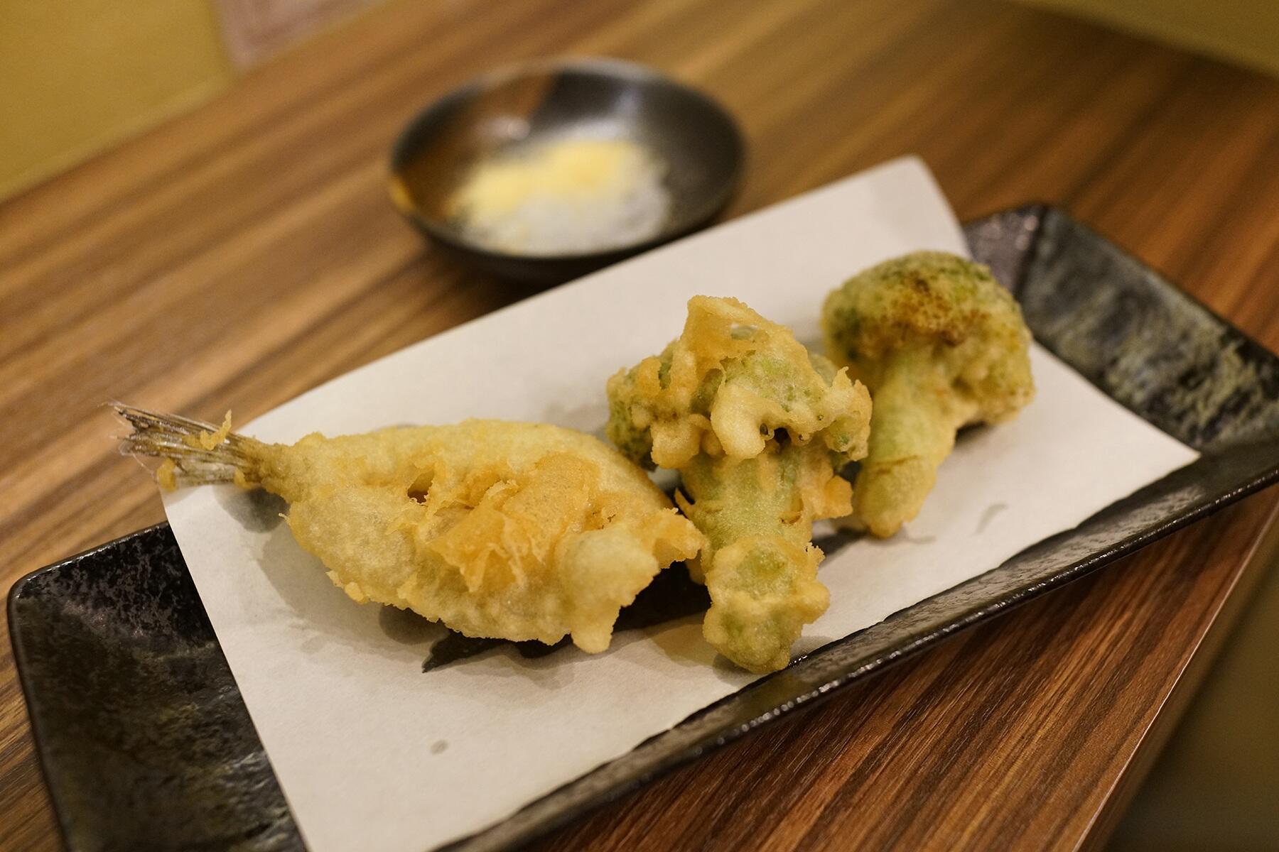 めごちの天ぷら