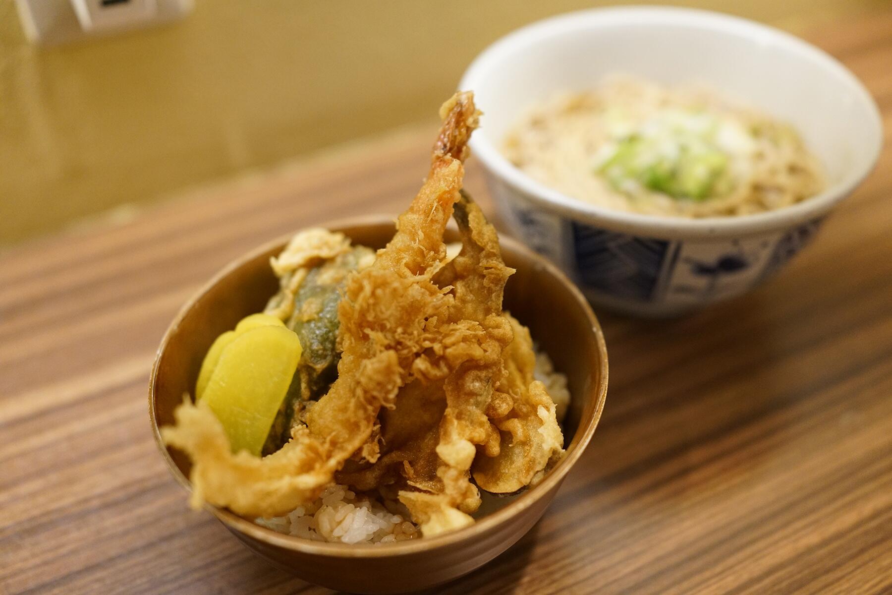 ミニ天丼セット