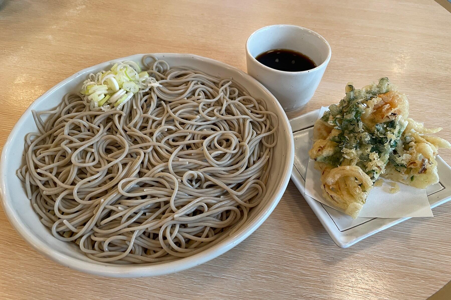 かき揚げそば（冷）