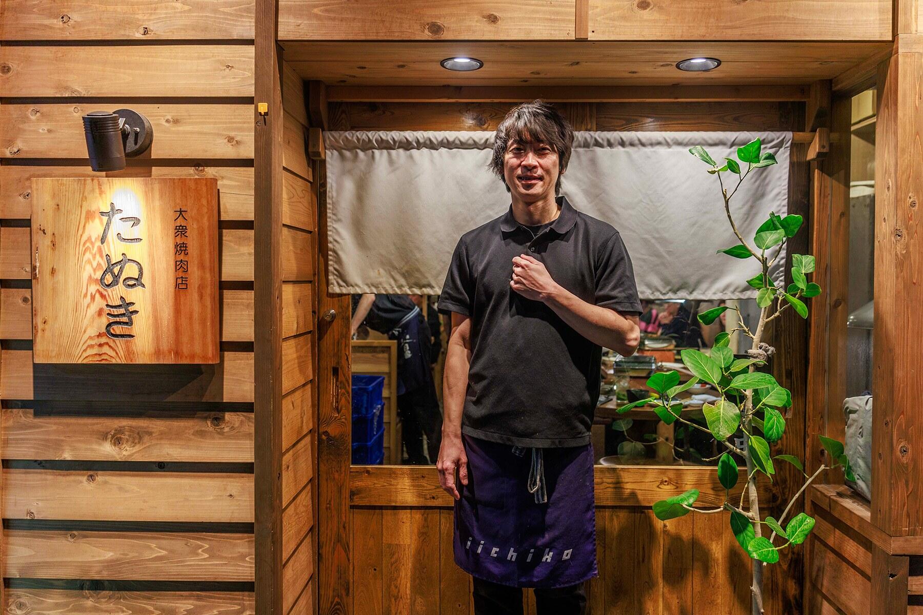 店主の田中隆太さん