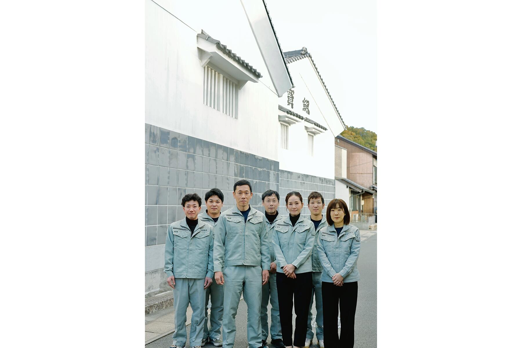 宝剣酒造の社員集合