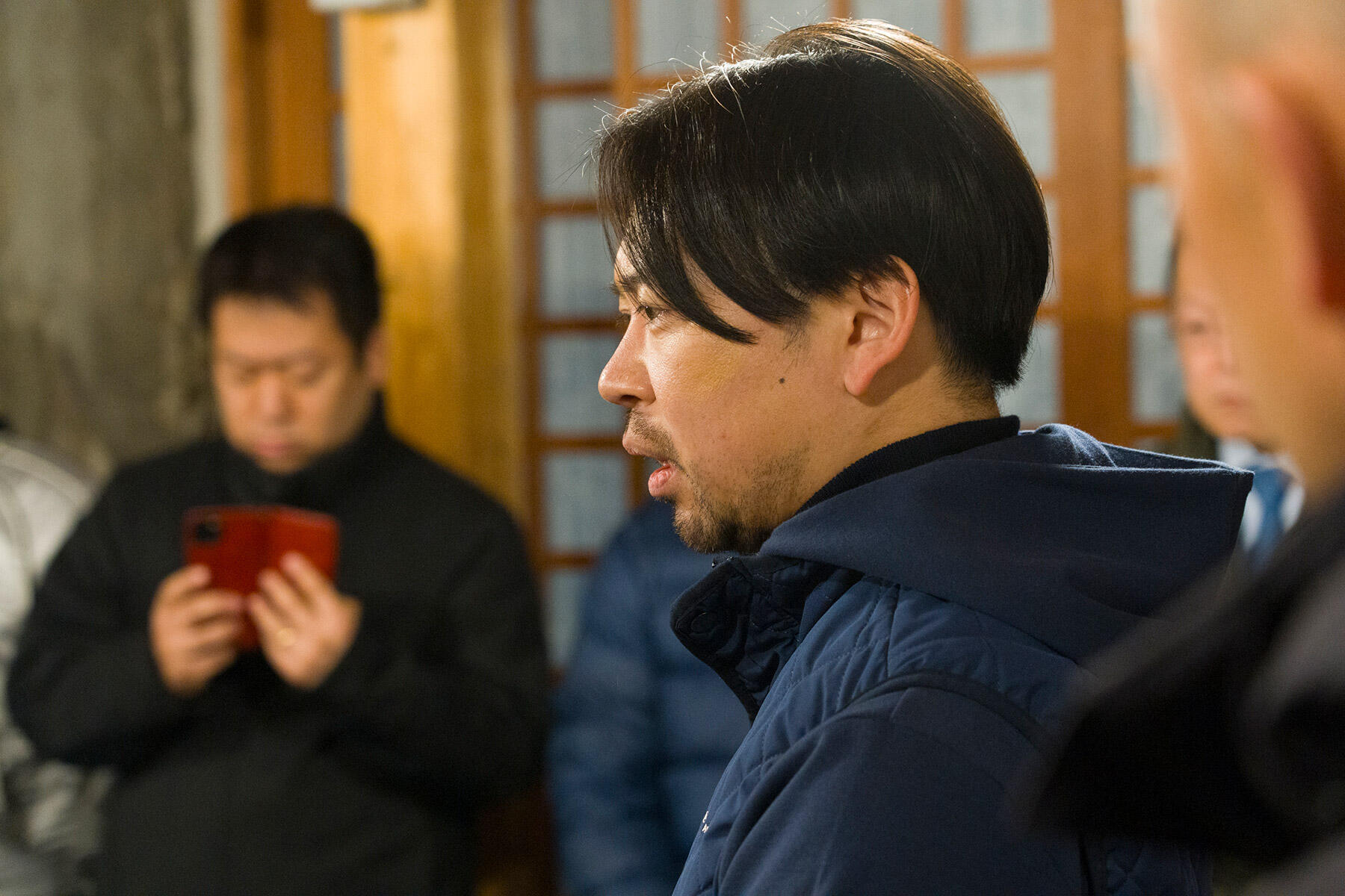 せんきんの常務であり、杜氏の薄井真人さん。