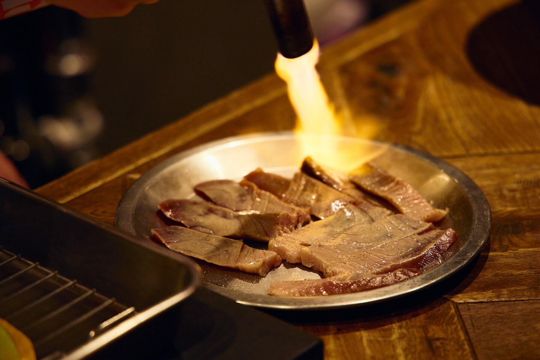 本マグロのトスターダ サルサマチャ