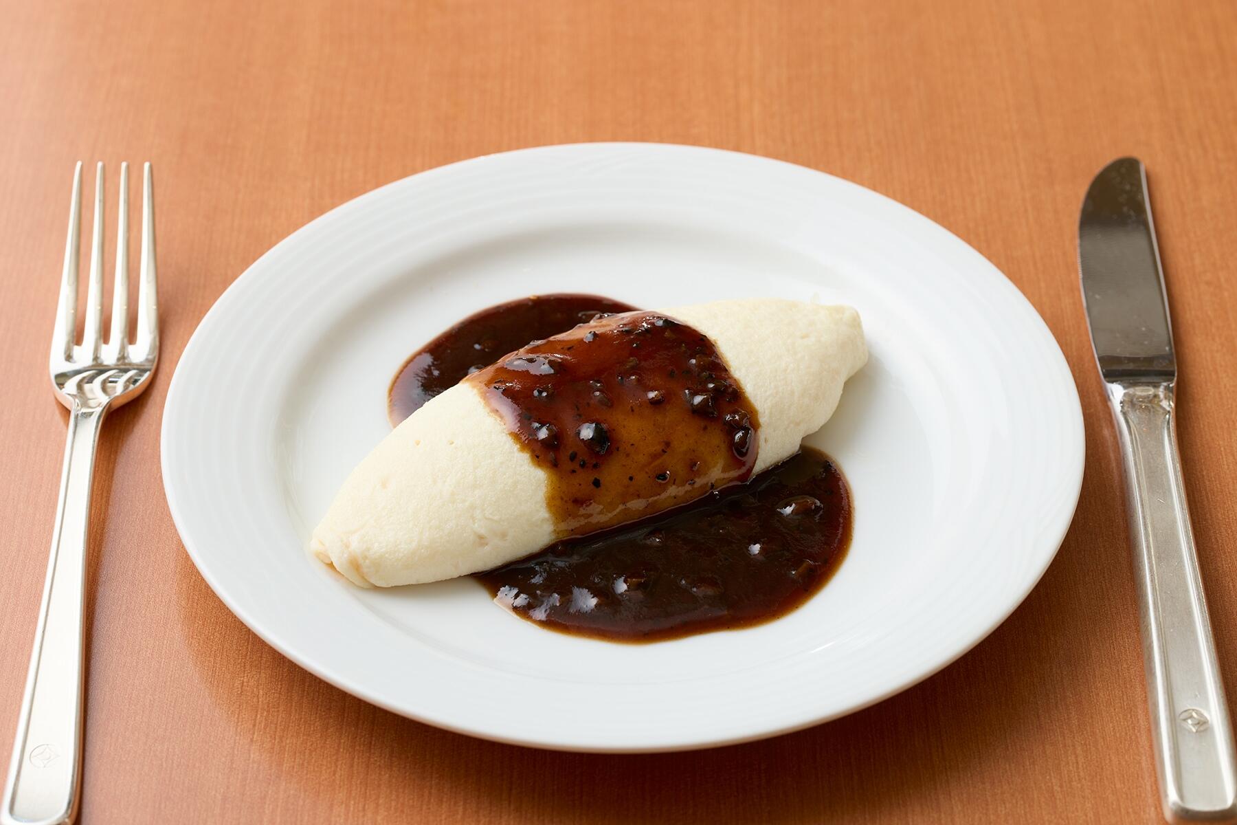 フォアグラ入り玄米卵のトリュフオムレツ 1,650円