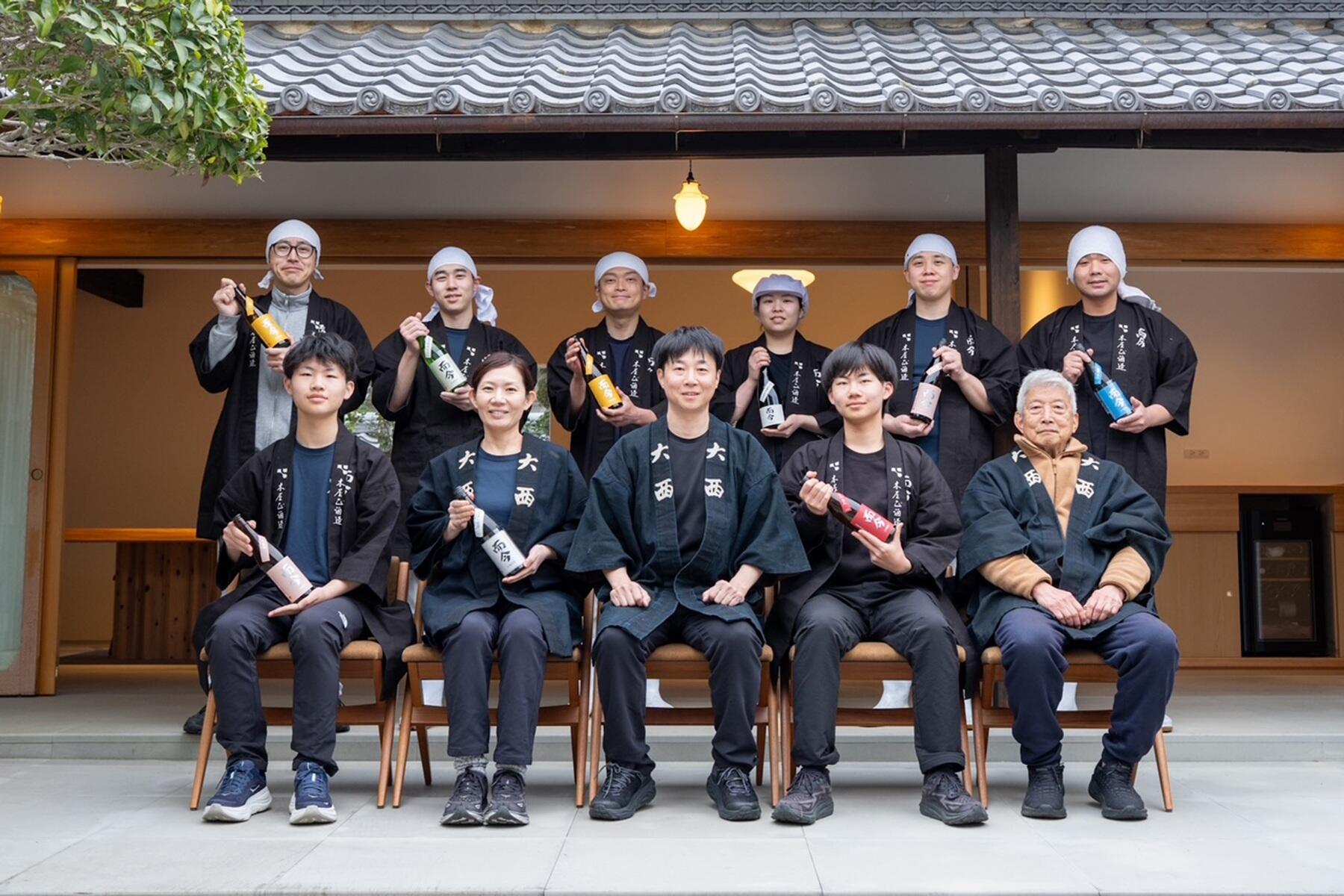 家族と製造スタッフ