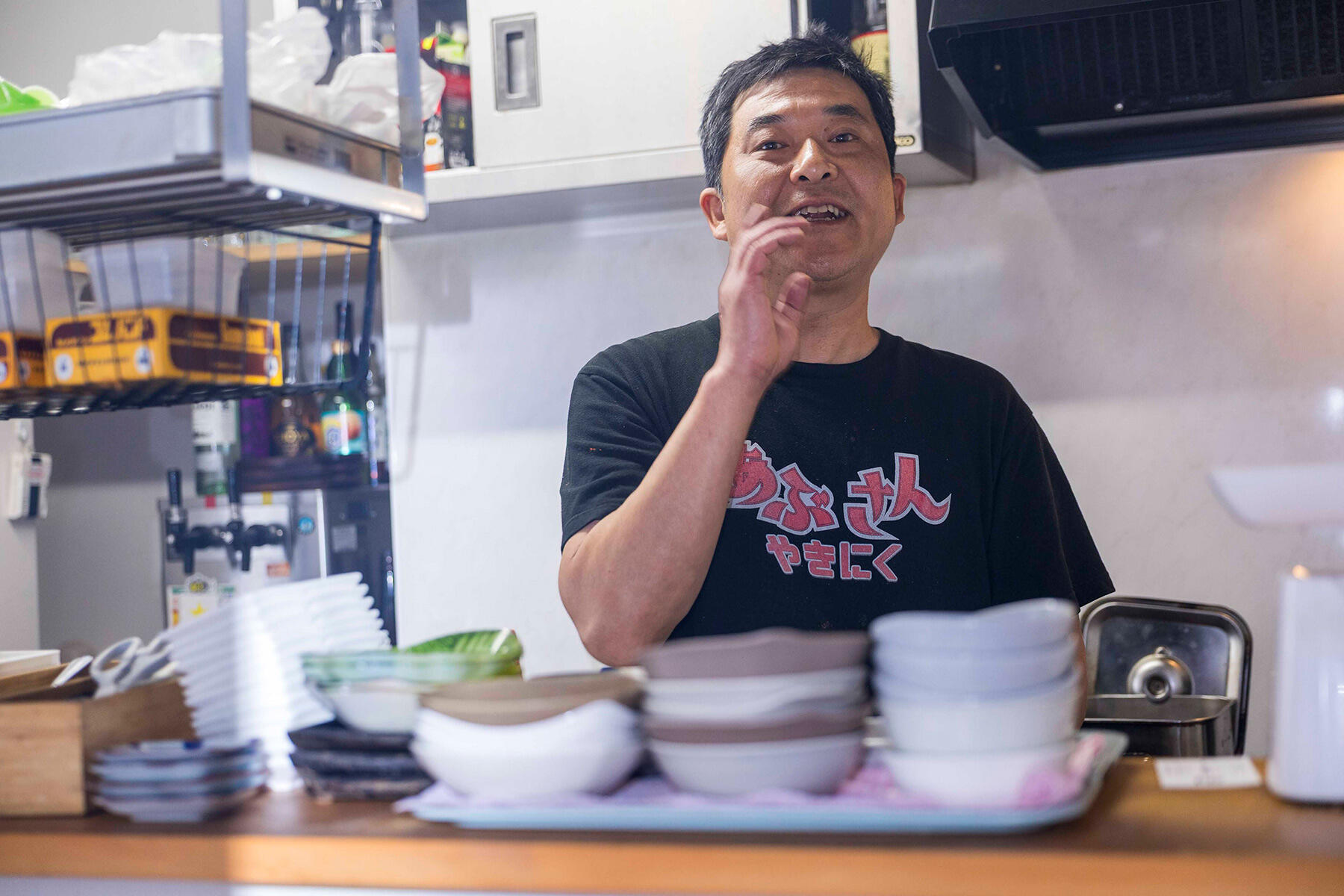 店主の飯沼健さん