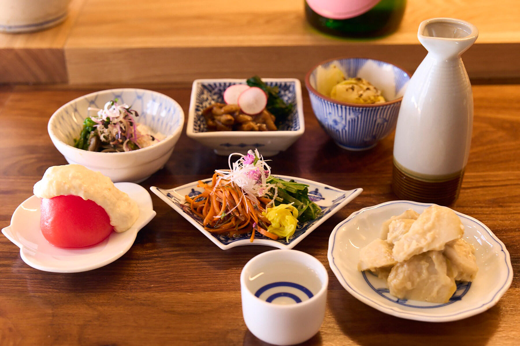 あふれる野菜の6種盛り