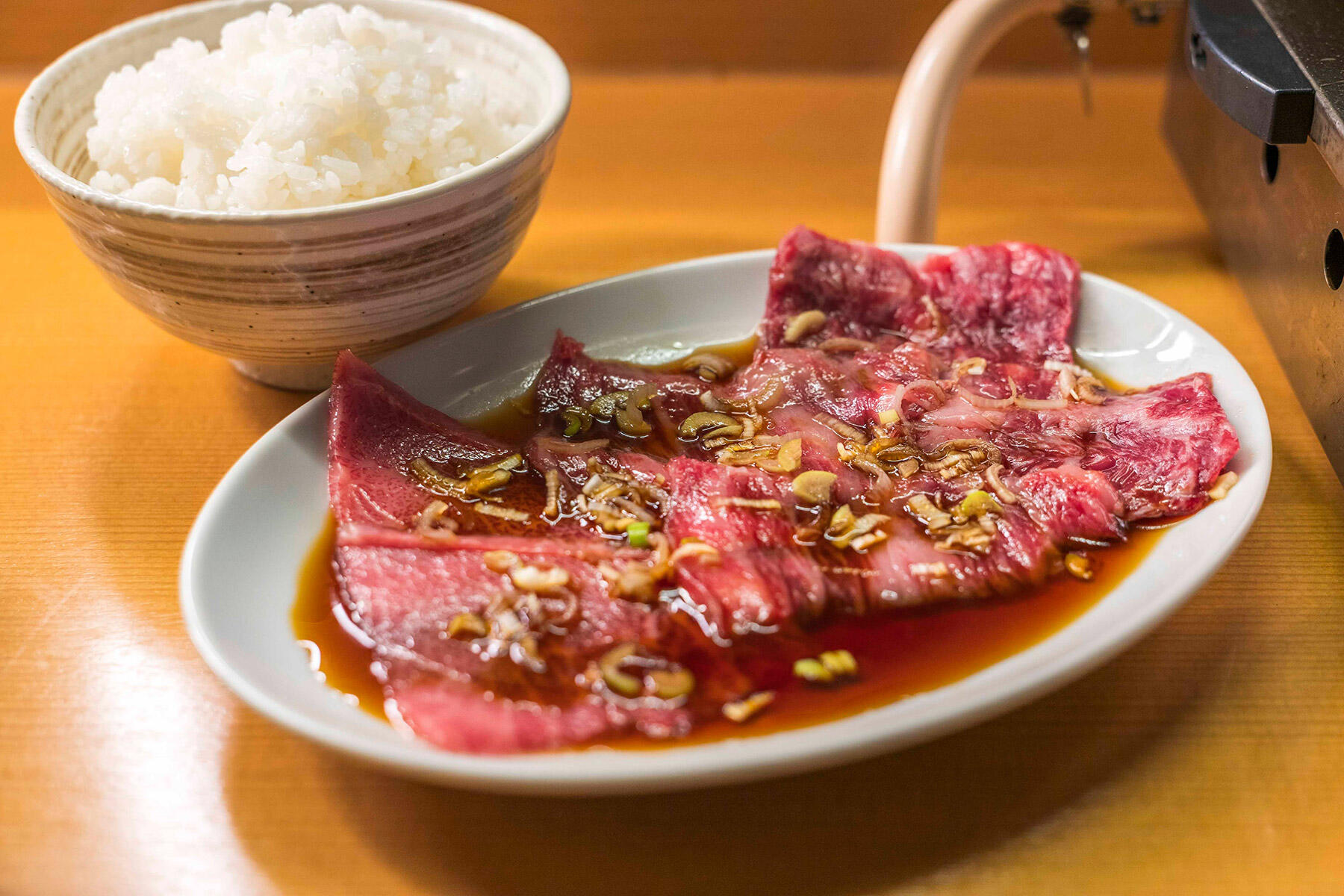 白飯と肉