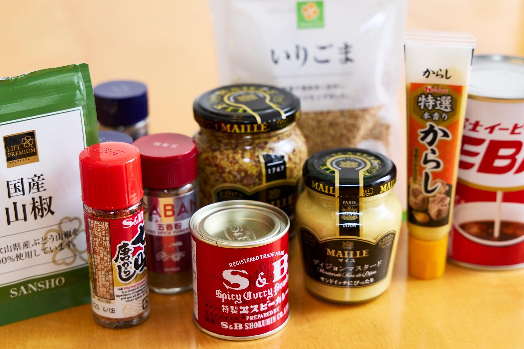 調味料やスパイス&ハーブ