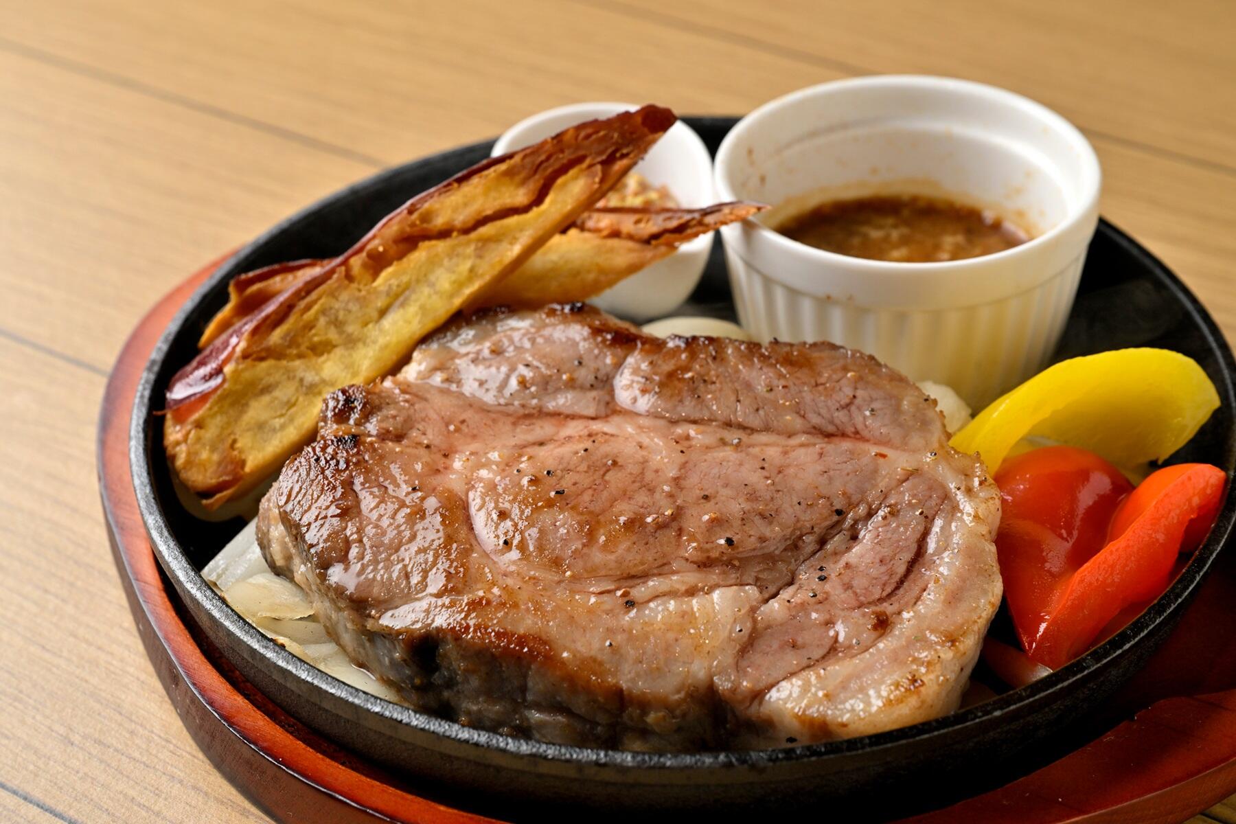 かごしま黒豚のステーキ