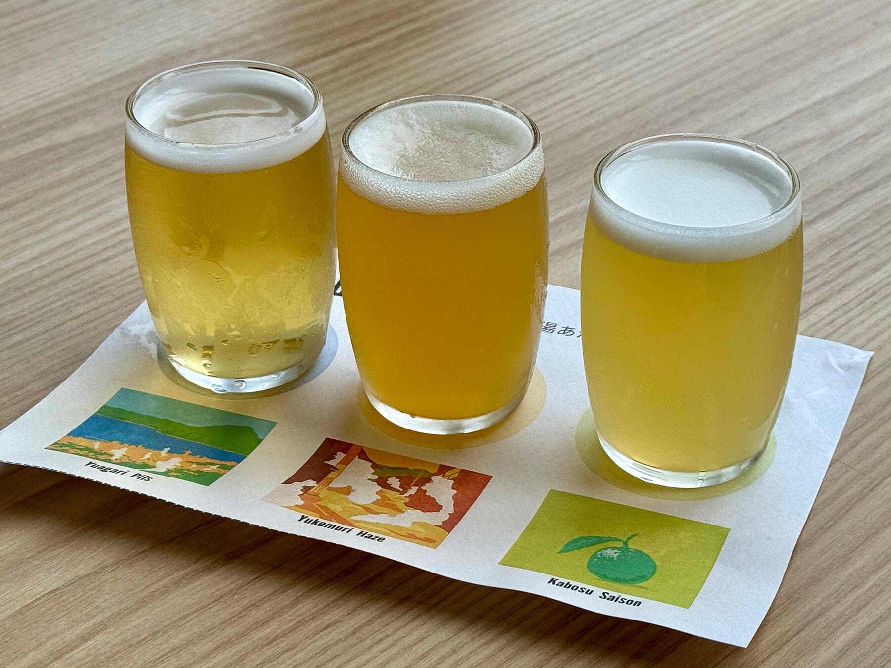 湯あがり定番3種類飲み比べ初摘みver