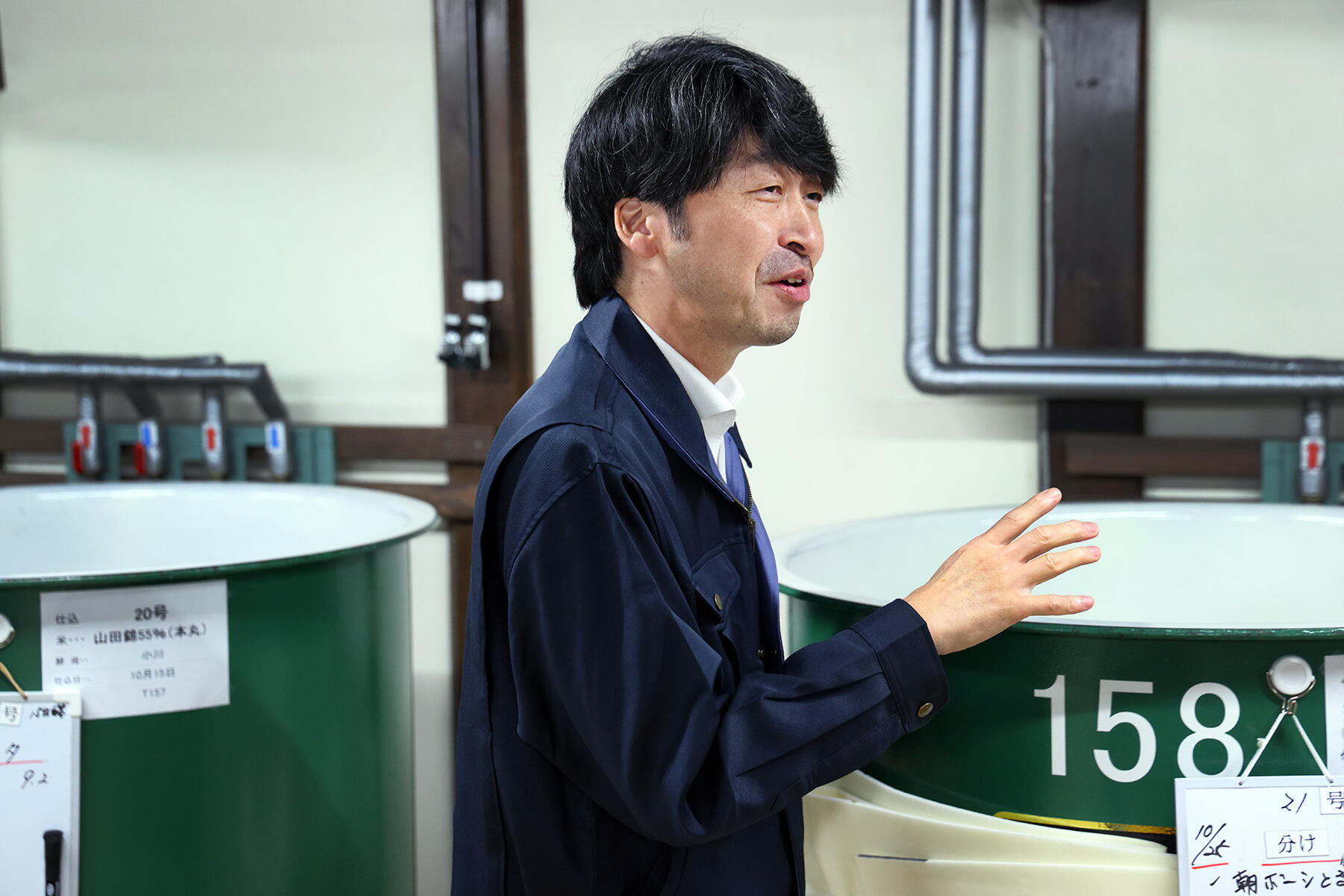 十五代蔵元・高木辰五郎さん