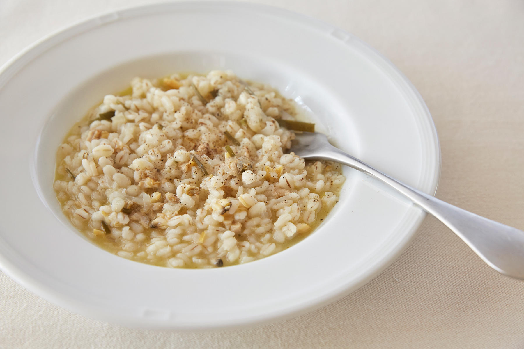 アサリと昆布のじんわりリゾット