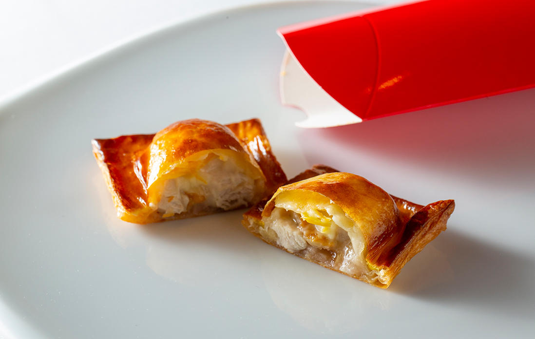 ホロホロ鳥のアップルパイ