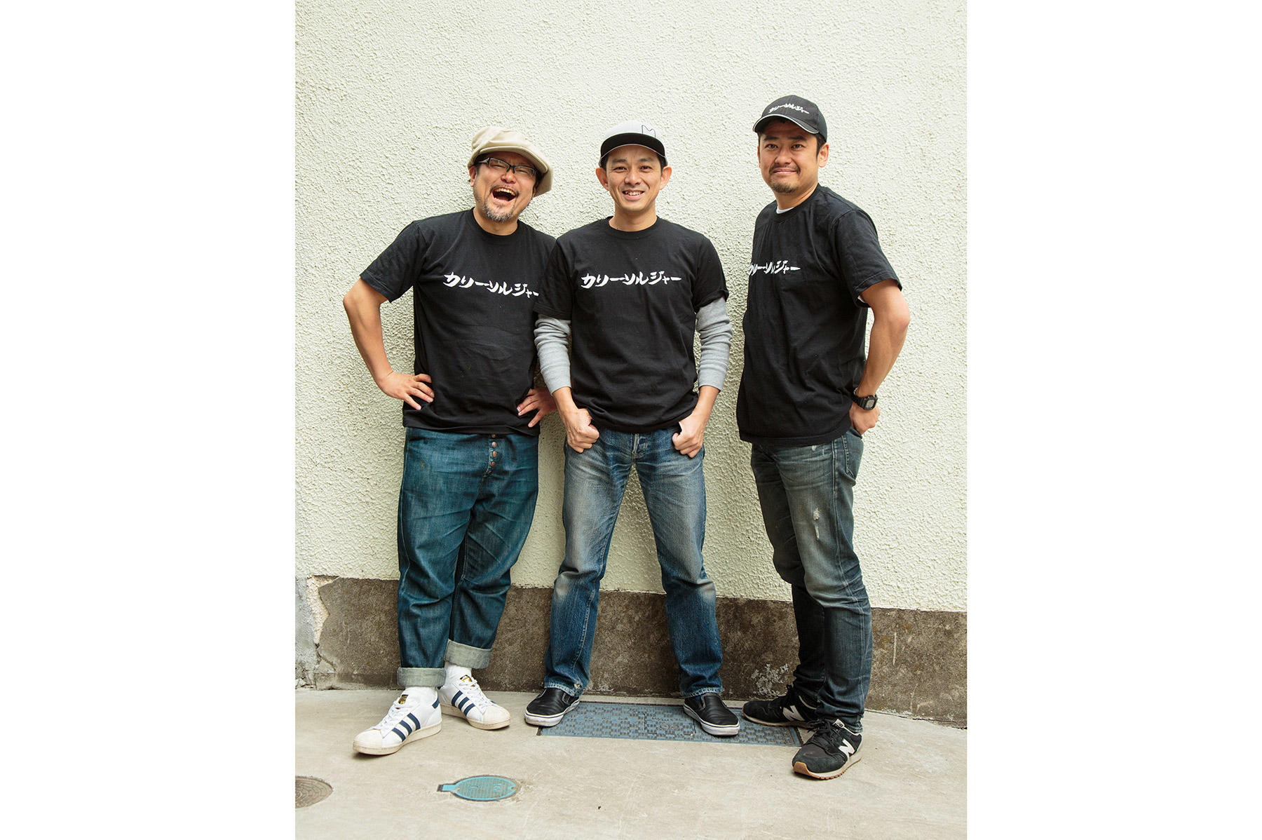 東京カリ～番長のリーダー伊東盛さん、膨大なカレーレシピを考案する水野仁輔さん、カレー屋の開業準備中の渡辺雅之さん