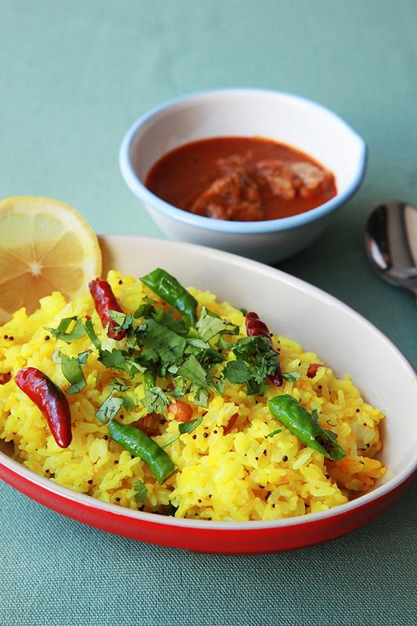 レモンライスと特製キーマカレー