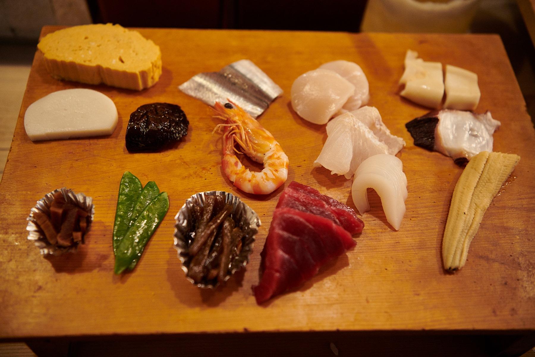 盛り付け前の種