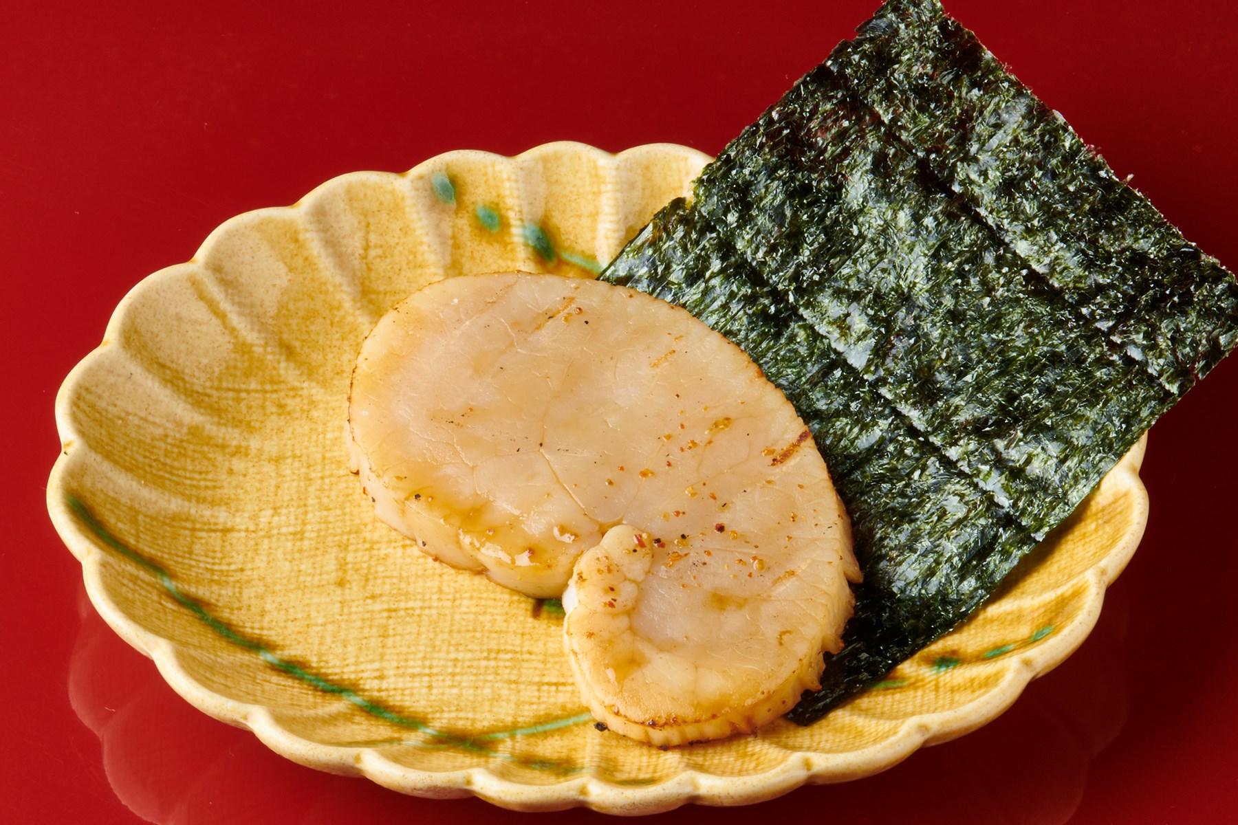 平貝の磯辺焼き