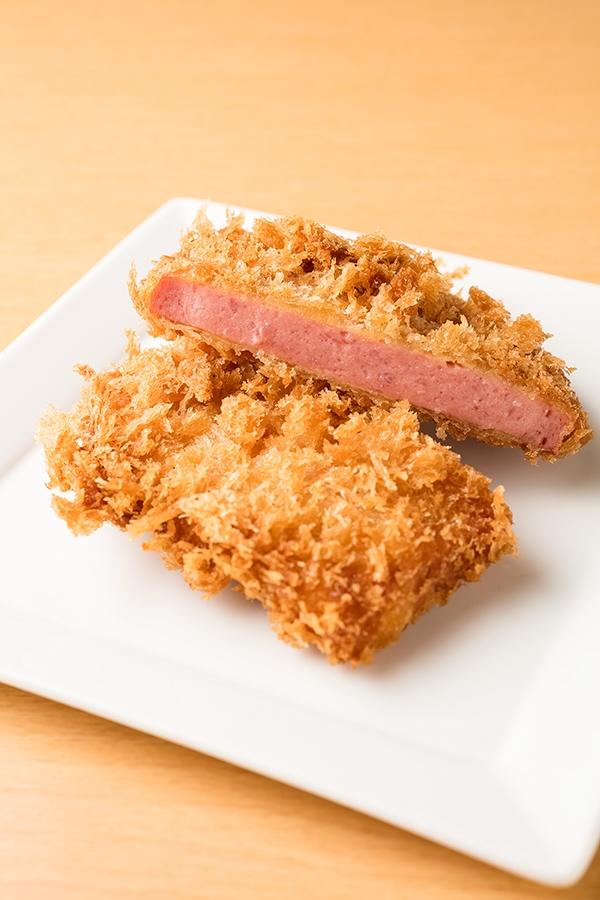 厚切りハムカツ
