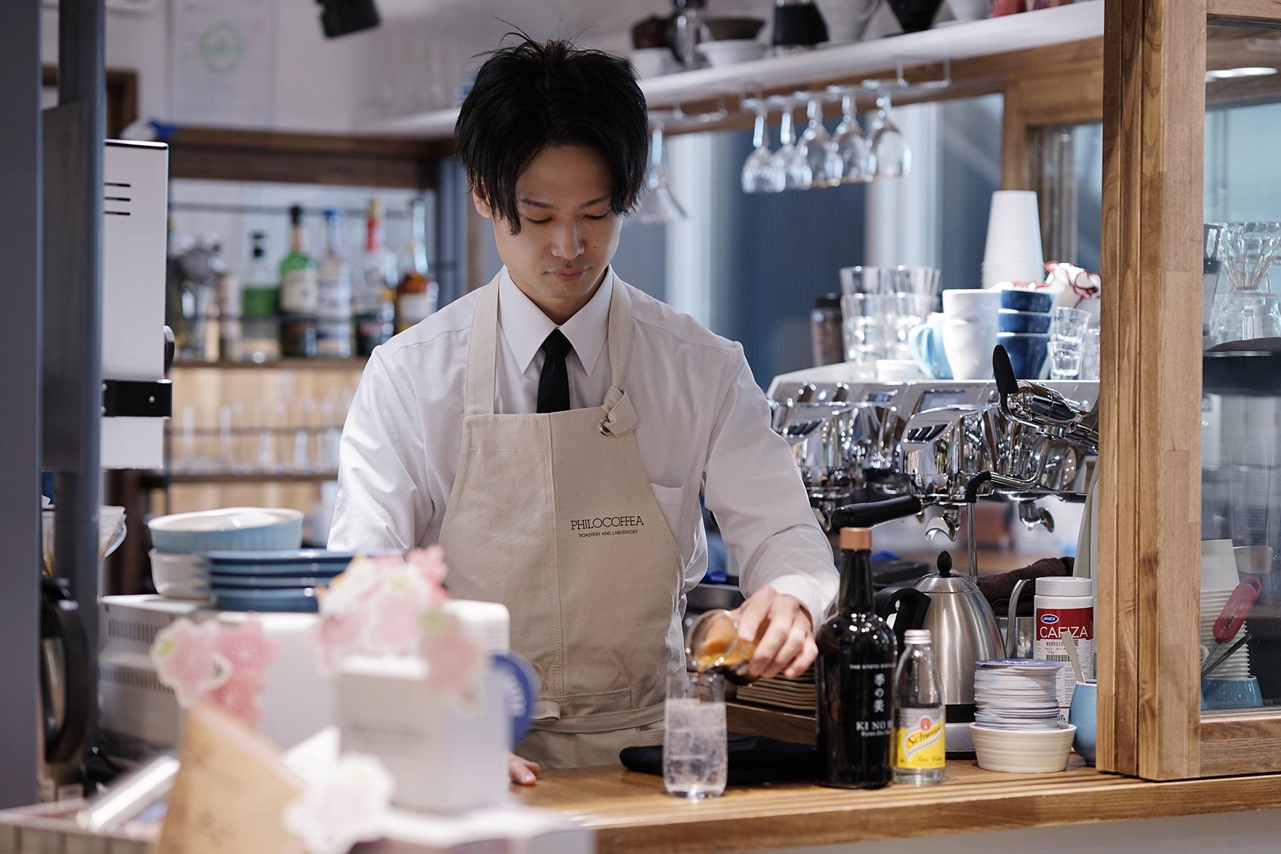 本格的なコーヒーが愉しめ、メニューのバリエーションも多彩。