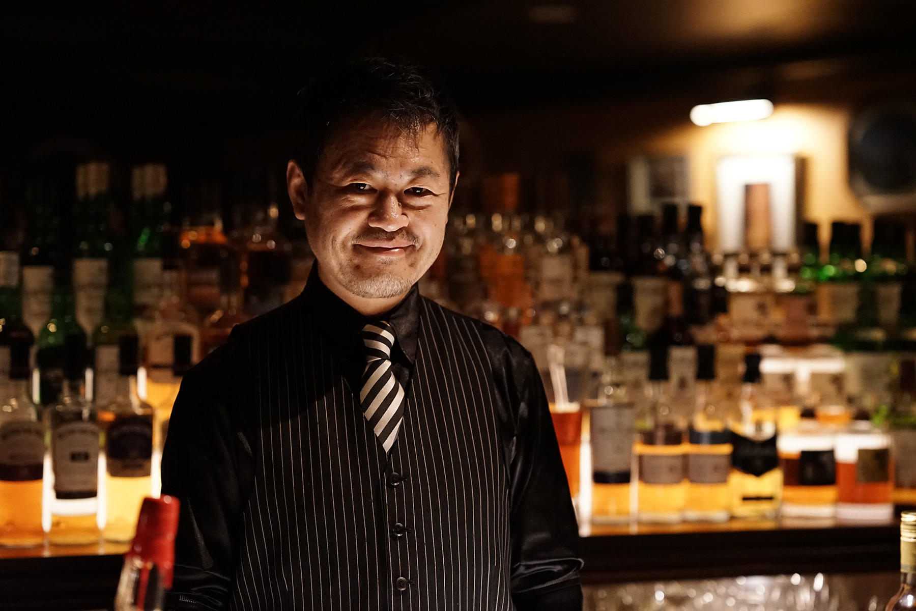 小松秀徳さんは、大手酒造メーカーで多種のカクテルメニューの開発をしてきた。