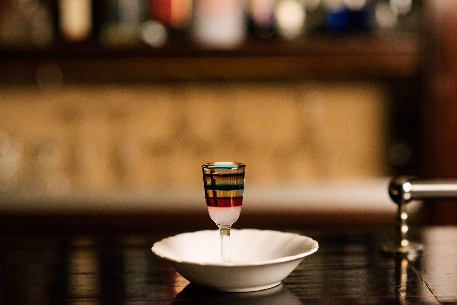 ほうら、きれいな“レインボー”ができました!