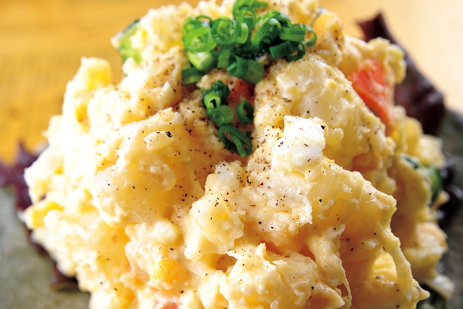 酒の肴のポテトサラダ。これがひとつの理想形。