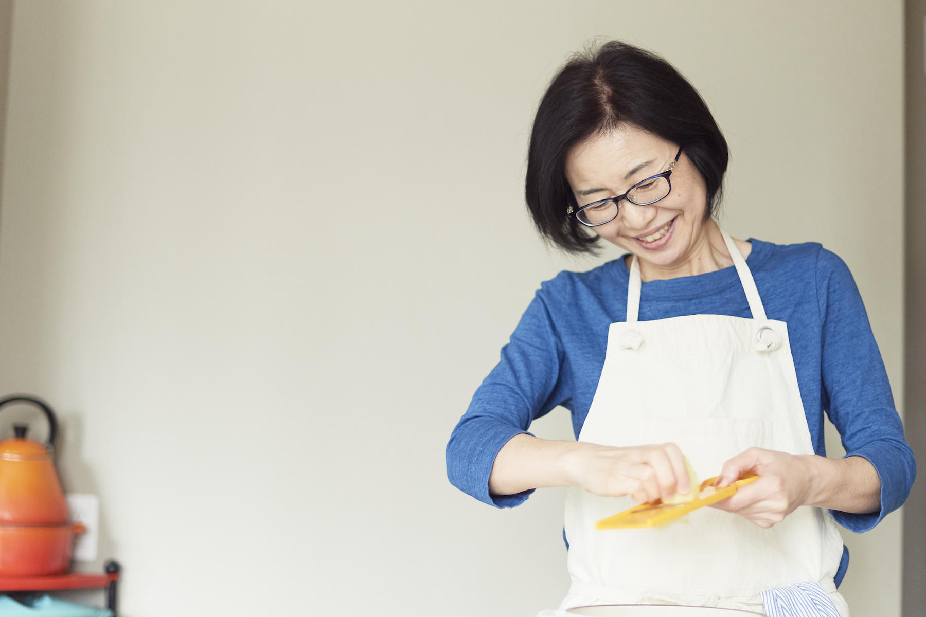 簡単レシピは、洗い物を少なくすることも大切。今回は、包丁も使いません。