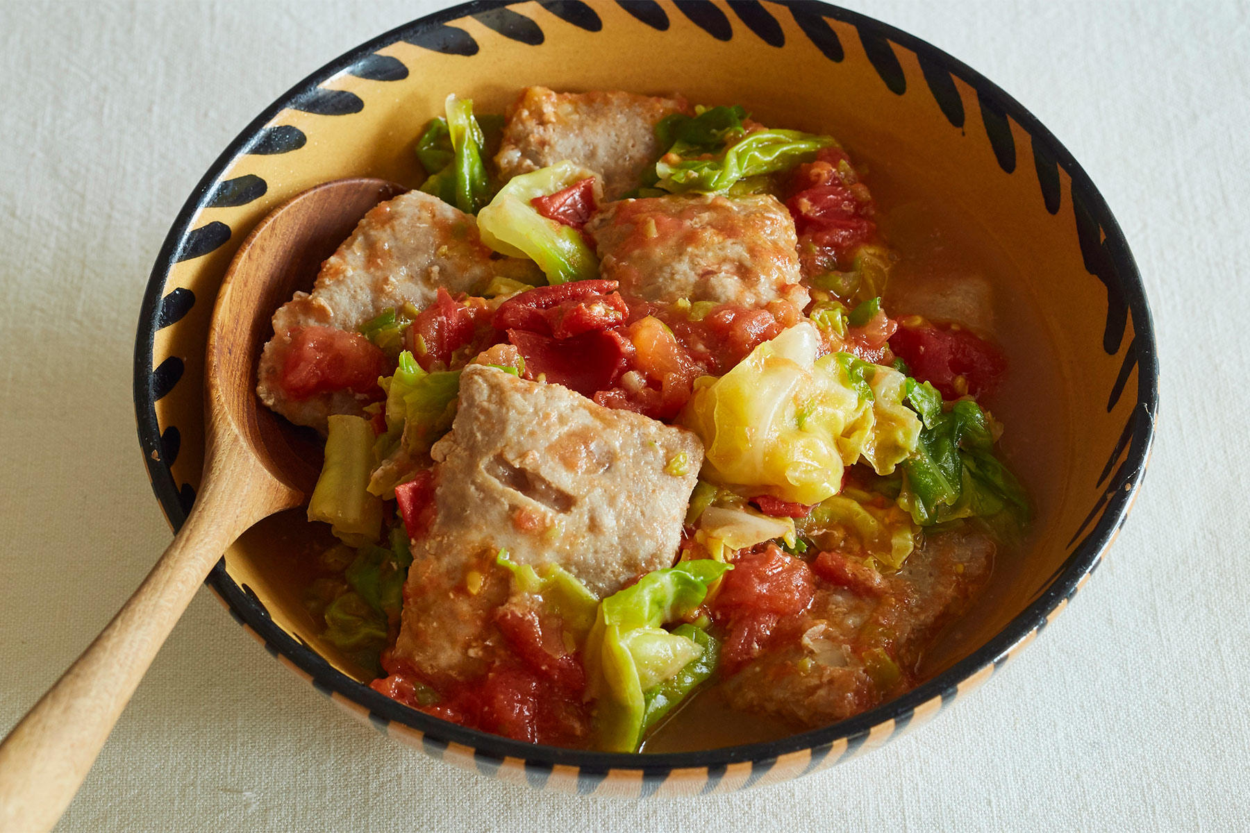 豚肉のフレッシュトマトソース煮