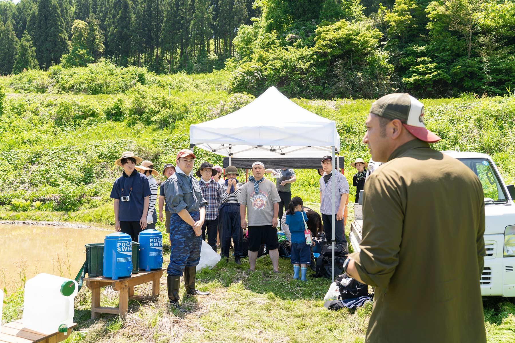 現地スタッフの竹中想さん