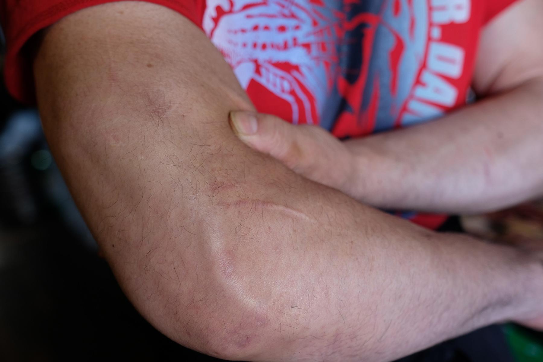 22年間毎日、1日30kgもの肉を仕込んできた。