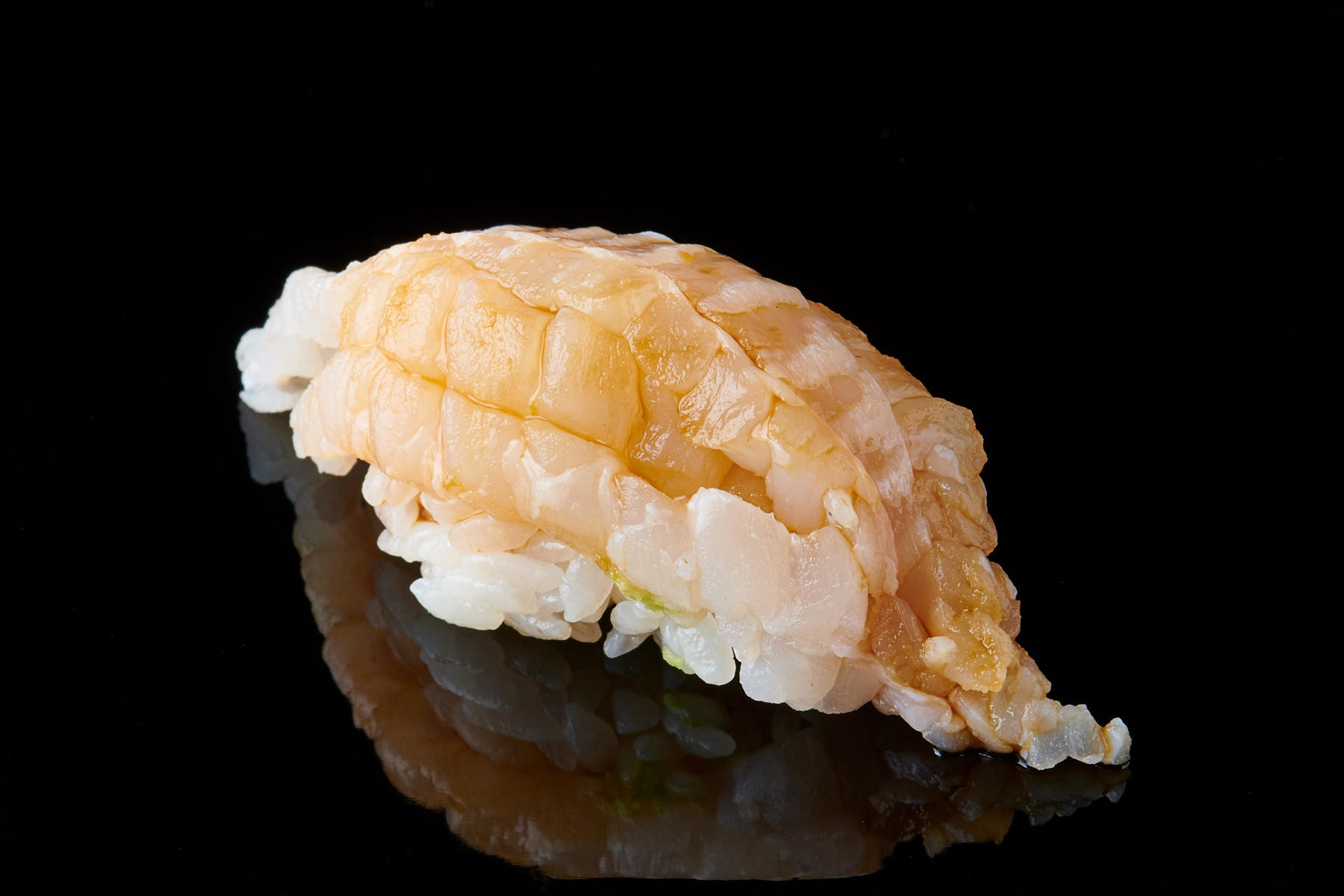 星かれいのエンガワの握り