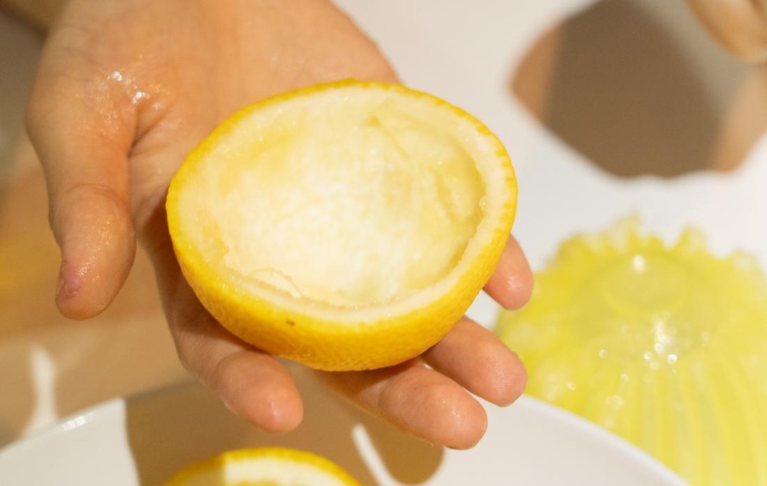 きれいに搾っていただきました！