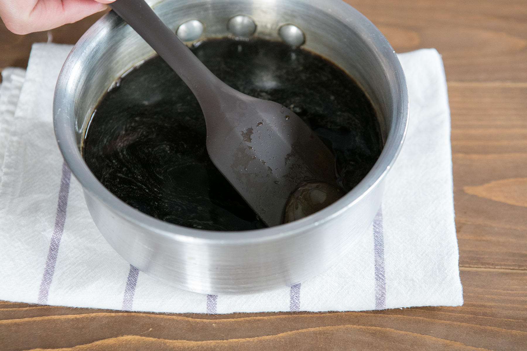 ゼラチンを溶かす