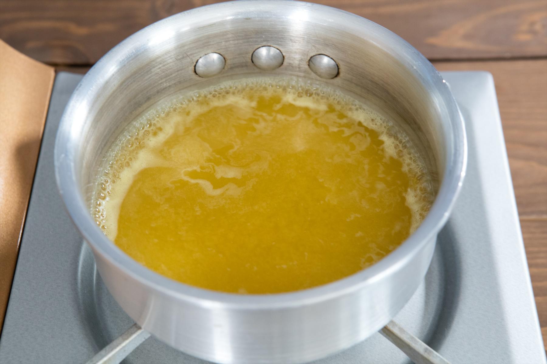 ジュースを温める