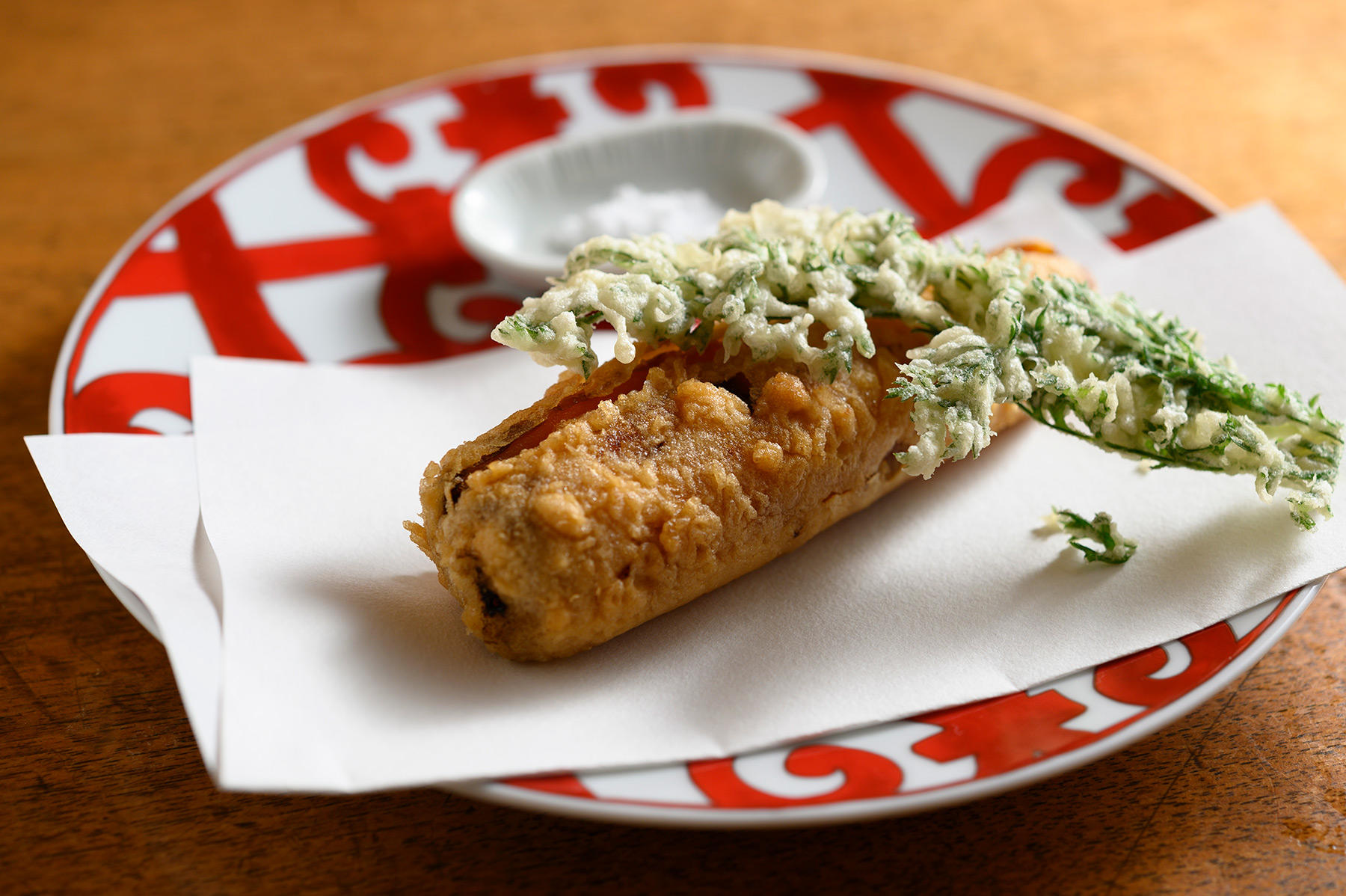 オレンジニンジンの天ぷら