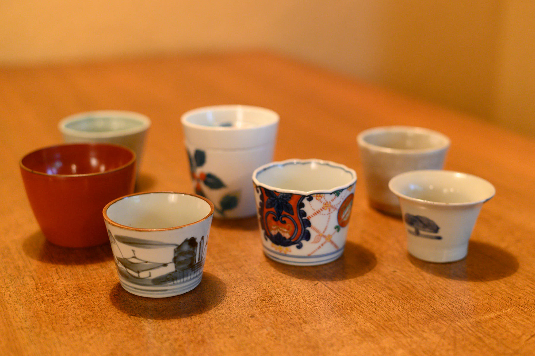 ほしさんの蕎麦猪口コレクションのごく一部