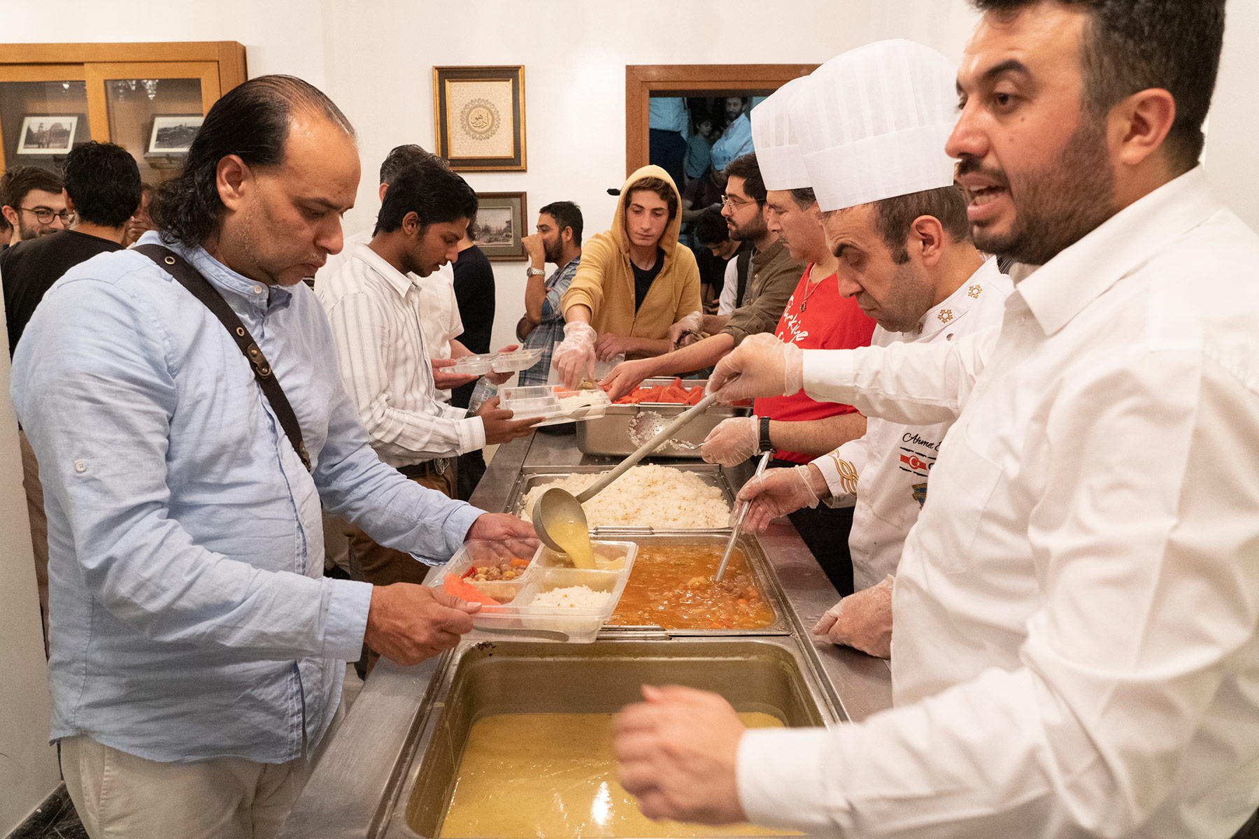 盛り付けてもらう