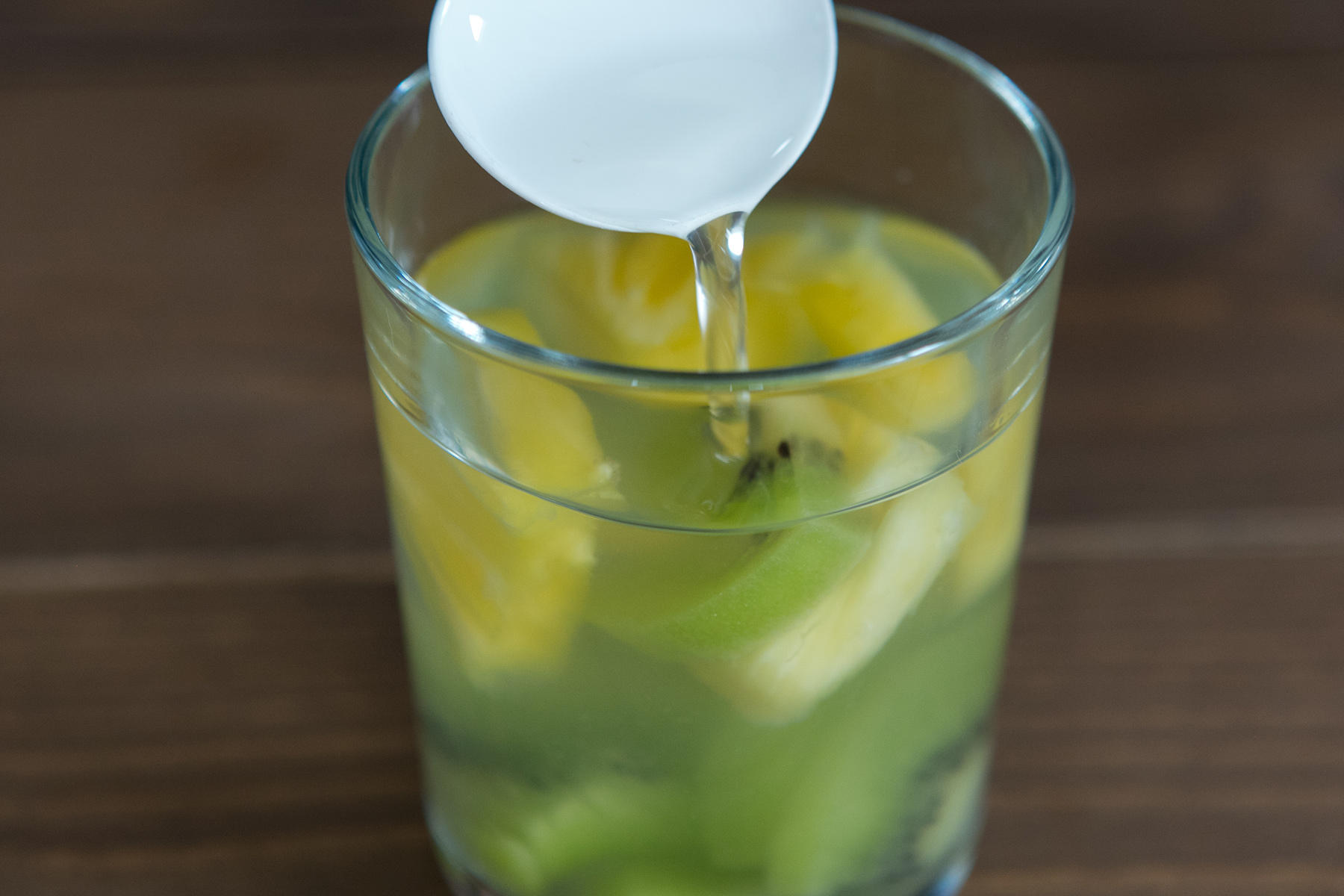 固まらず液体のまま