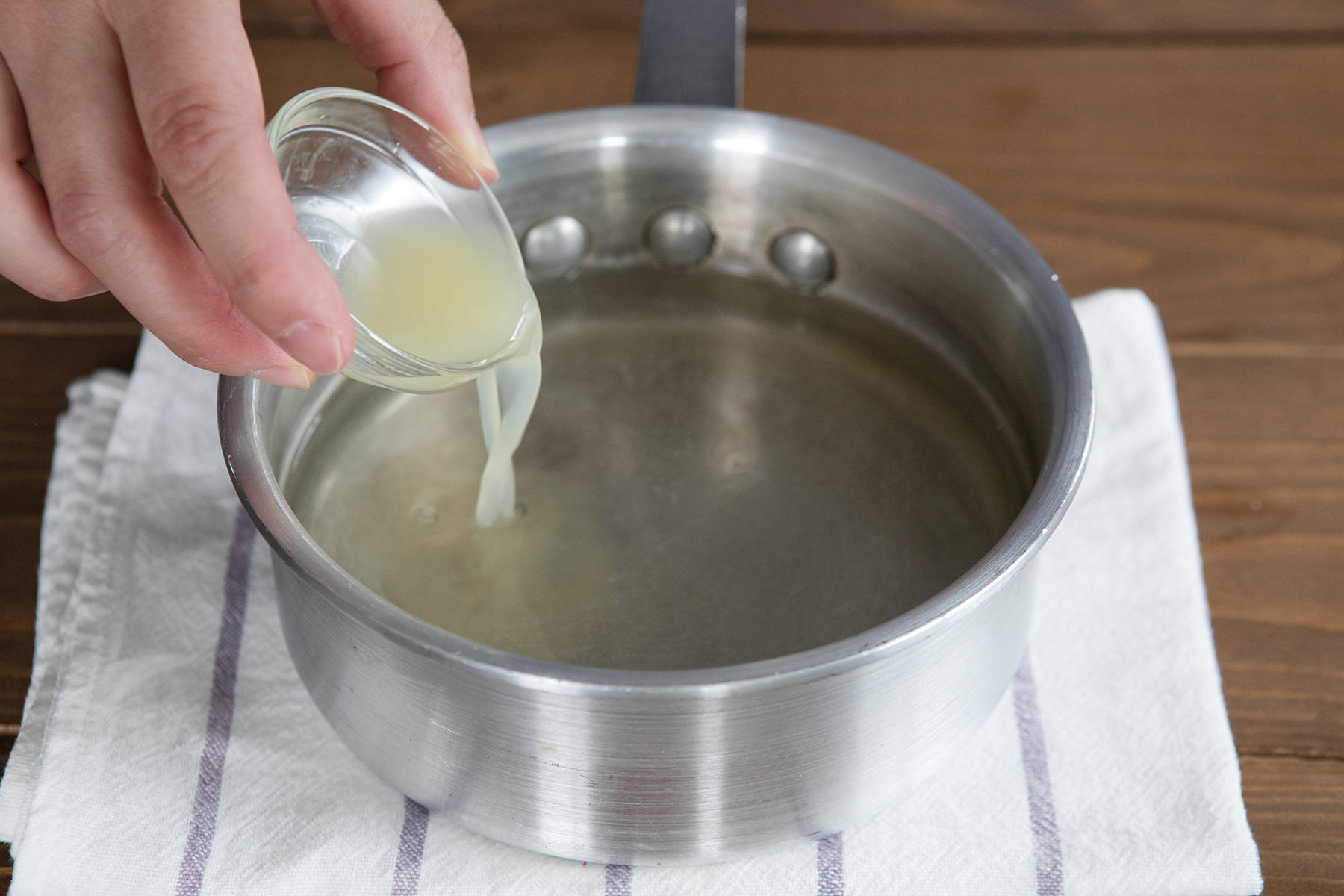 フルーツ類を加える