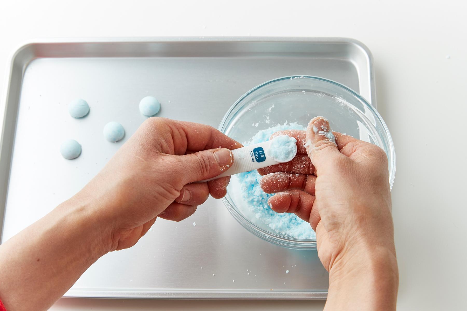 ラムネの形をつくる