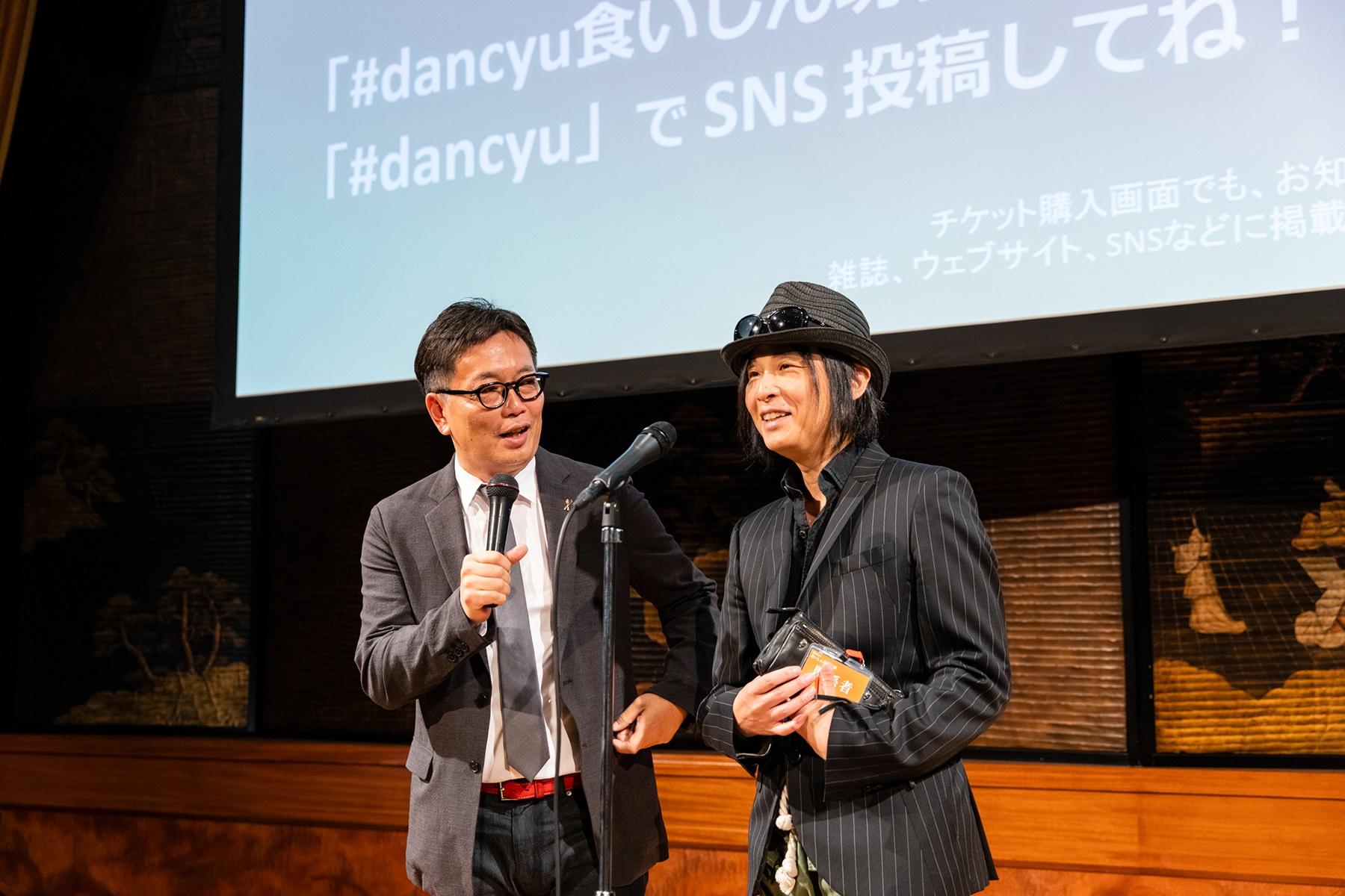 植野と辻 仁成さん