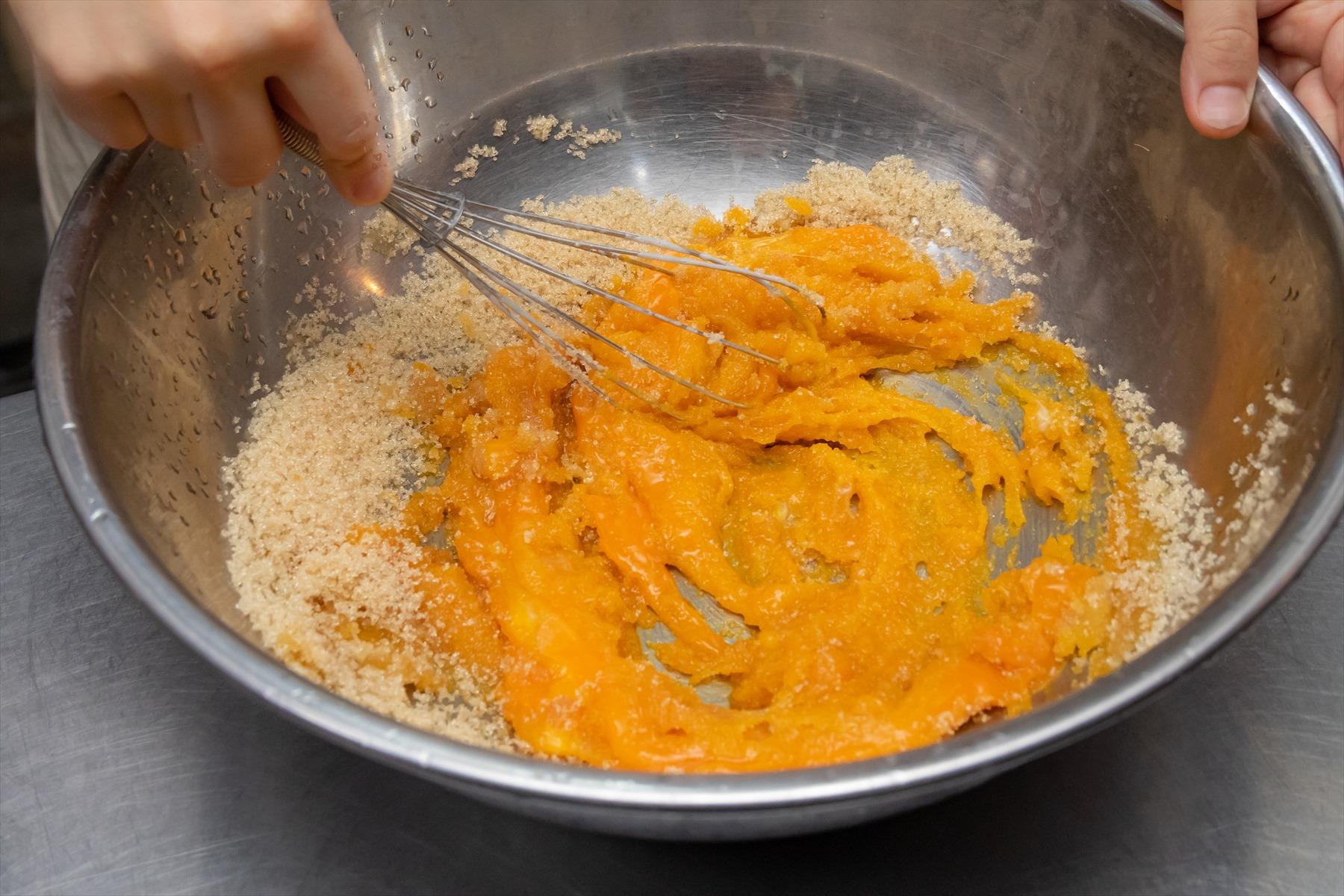 カスタードクリーム作り