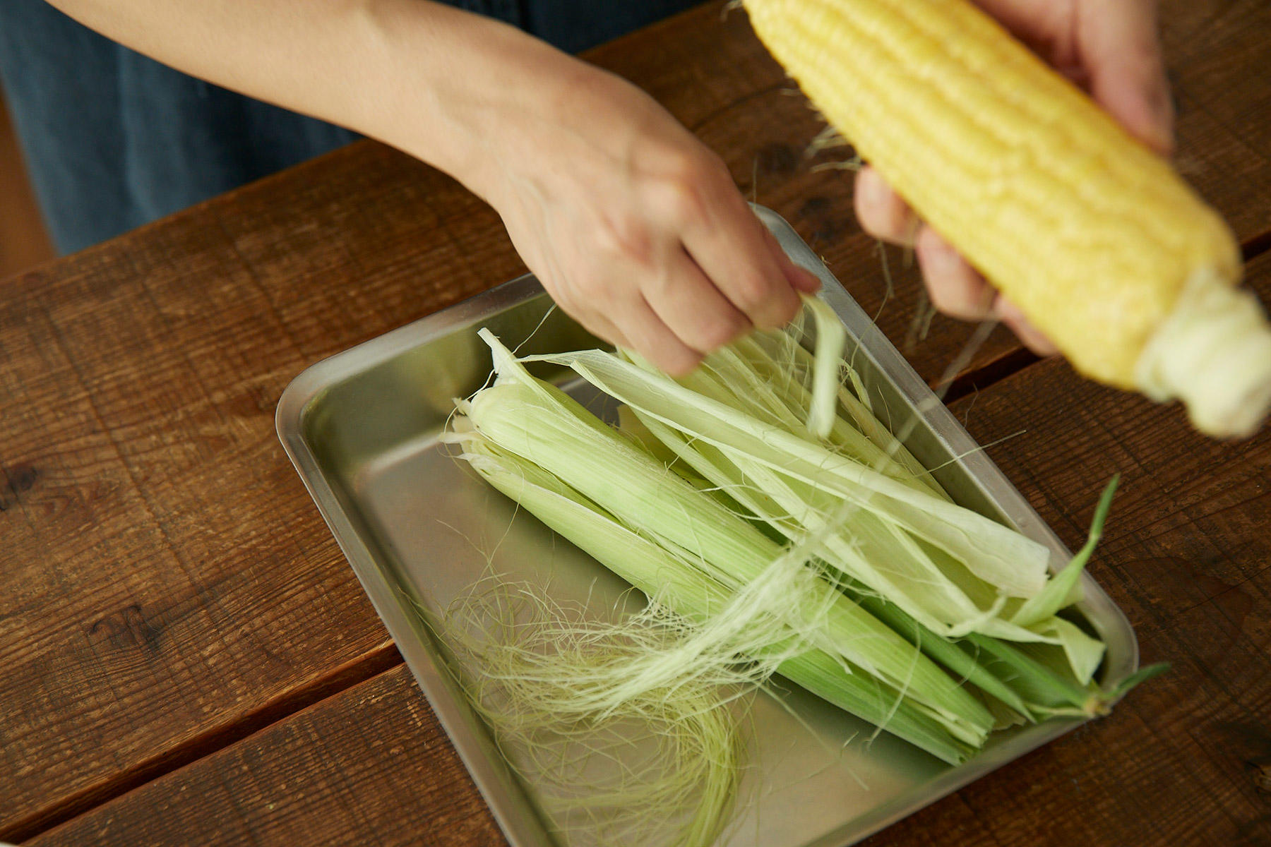 とうもろこしの皮