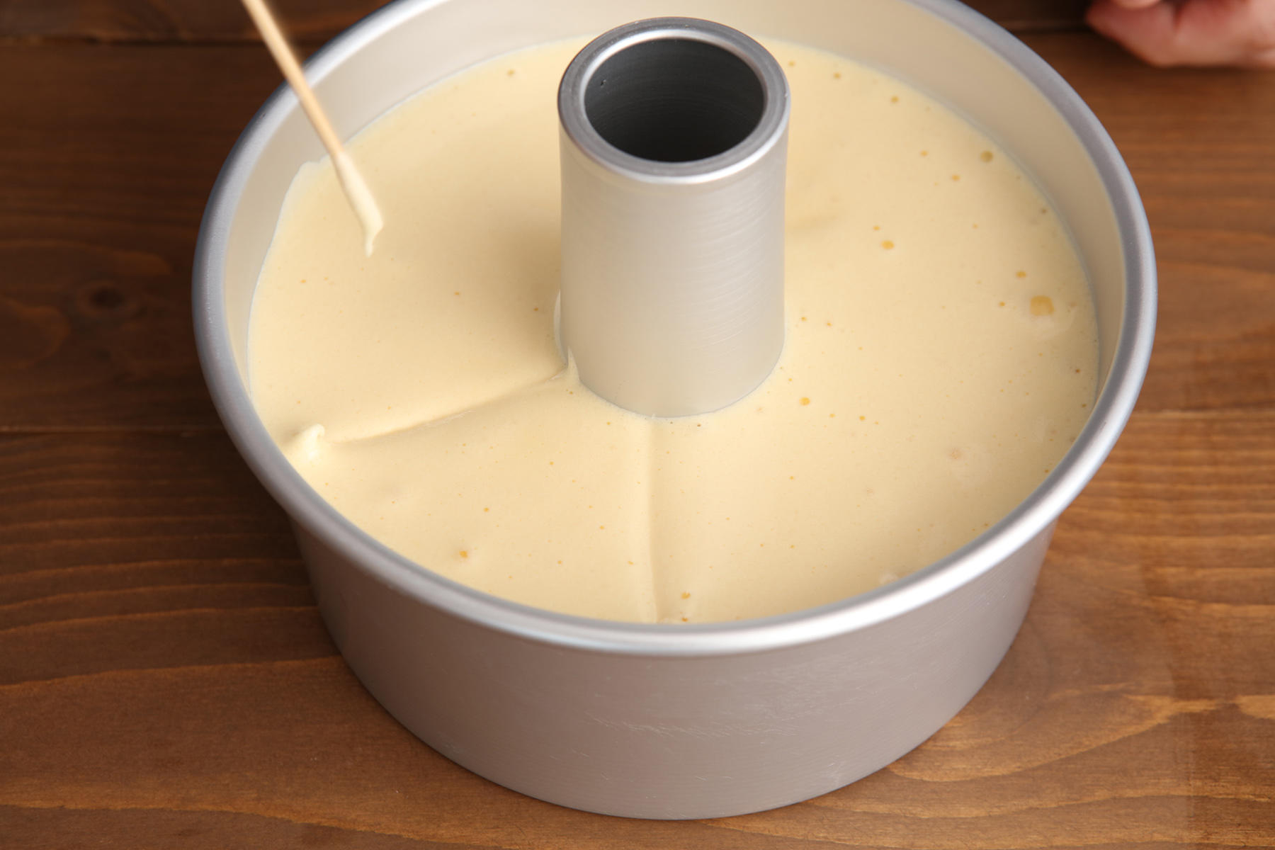 型に流し入れる